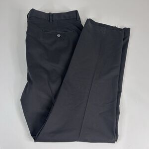 Polo Golf Ralph Lauren 38 x 32 Gray Khaki Pants Flat Front Cotton Blend Casual